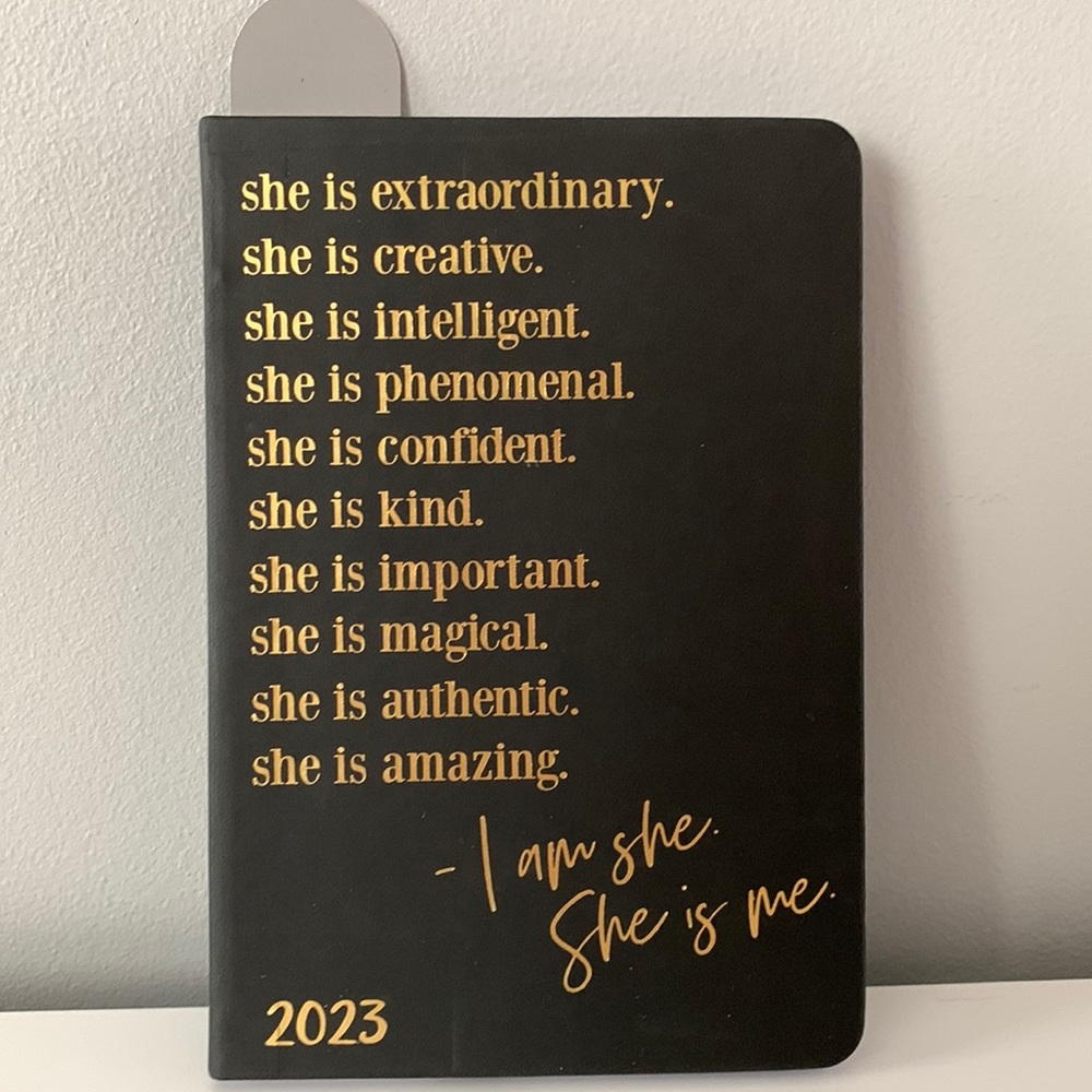 Planner 2023 Positive affirmations strength courage planner notebook NWT 🎉🎉✨✨